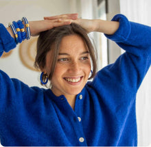 Charger l'image dans la galerie, Bracelet Pipoca Brasil Riviera Cobalt