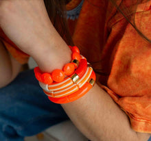 Charger l'image dans la galerie, Bracelet Pipoca Brasil Riviera Laranja