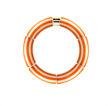 Charger l'image dans la galerie, Bracelet Pipoca Brasil Riviera Laranja à rayures