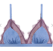 Charger l'image dans la galerie, Bralette Love Lace bleu lavande