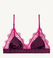 Charger l'image dans la galerie, Bralette Love Lace bordeaux