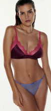 Charger l'image dans la galerie, Bralette Love Lace bordeaux