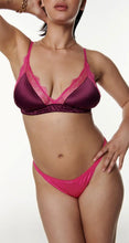 Charger l'image dans la galerie, Bralette Love Lace bordeaux