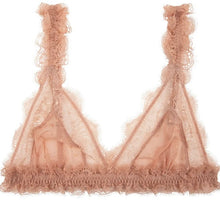 Charger l'image dans la galerie, Bralette Love Lace marron clair