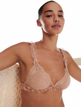 Charger l'image dans la galerie, Bralette Love Lace marron clair
