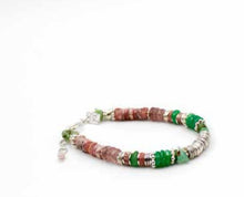 Charger l&#39;image dans la galerie, Bracelet heishi vert Louise
