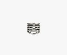 Charger l&#39;image dans la galerie, Bague de phalange Hoops vieil argent
