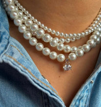 Charger l&#39;image dans la galerie, Collier perles d&#39;eau douce 8 mm
