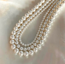 Charger l&#39;image dans la galerie, Collier perles d&#39;eau douce 8 mm
