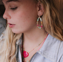 Charger l&#39;image dans la galerie, Boucles d&#39;oreilles heishi Frida
