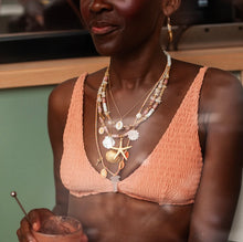 Charger l&#39;image dans la galerie, Collier heishi gouttes Elsa
