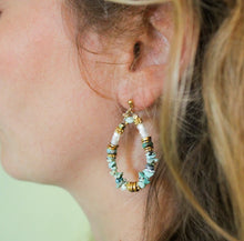 Charger l&#39;image dans la galerie, Boucles d&#39;oreilles heishi Joé
