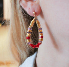 Charger l&#39;image dans la galerie, Boucles d&#39;oreilles heishi Halima
