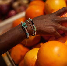 Charger l&#39;image dans la galerie, Bracelet heishi et crunchs Joanne
