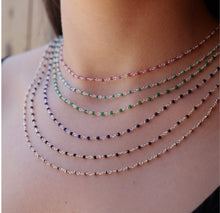 Charger l&#39;image dans la galerie, Collier Inde Argent pyrite
