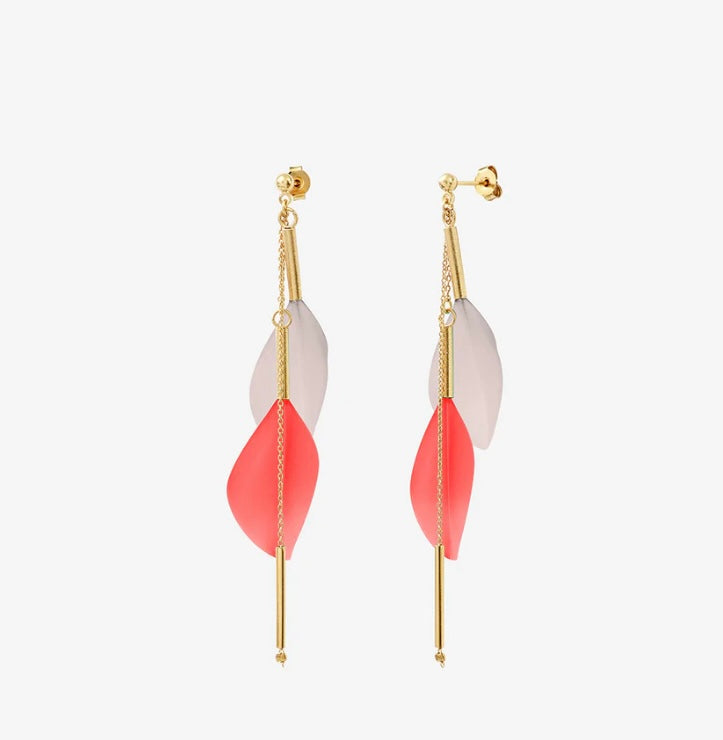 Boucles d'oreilles Rio rose