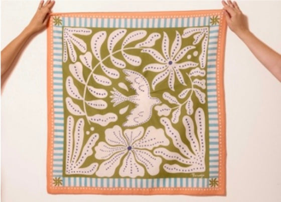 Foulard Liberté vert