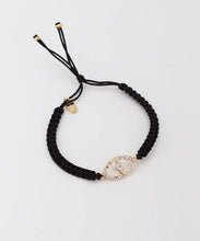 Charger l&#39;image dans la galerie, Bracelet Nazar noir / blanc

