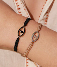 Charger l&#39;image dans la galerie, Bracelet Nazar beige / blanc
