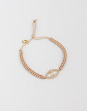 Charger l&#39;image dans la galerie, Bracelet Nazar beige / blanc
