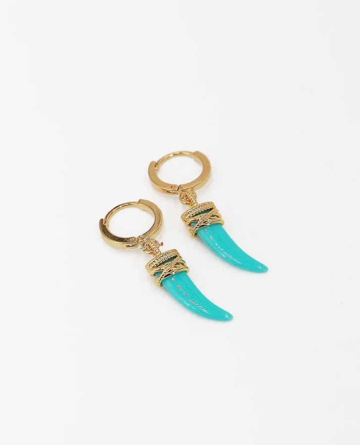 Boucles d'oreilles Tribu turquoise