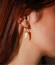 Charger l&#39;image dans la galerie, Boucles d&#39;oreilles Tribu ivoire
