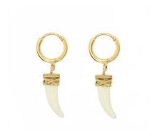 Charger l&#39;image dans la galerie, Boucles d&#39;oreilles Tribu ivoire
