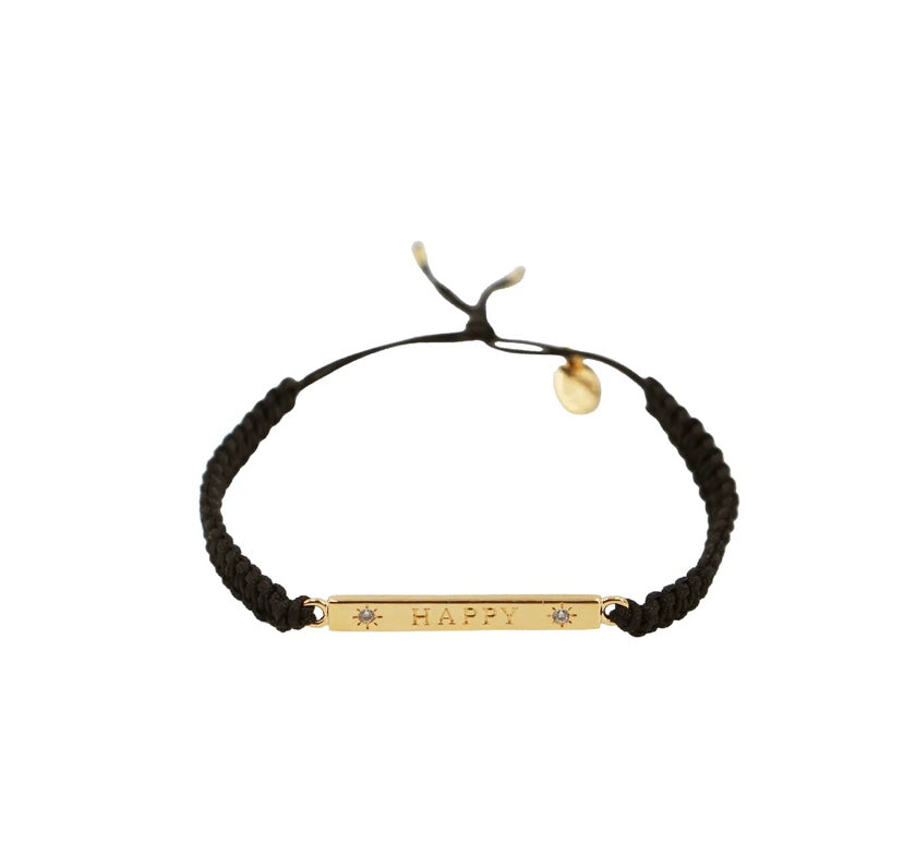 Bracelet Mantra noir