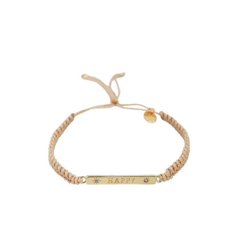 Bracelet Mantra beige