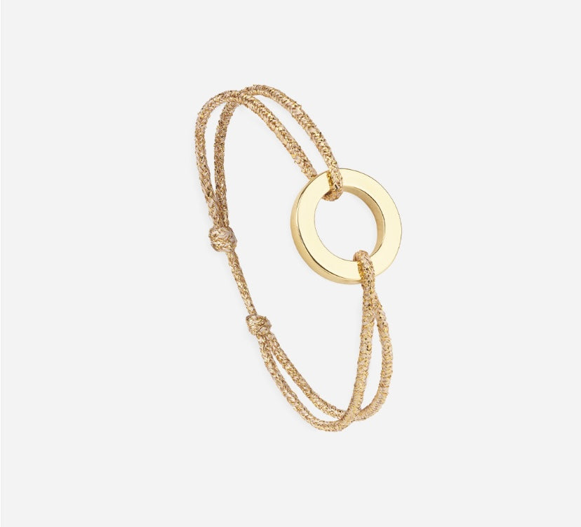 Bracelet cercle plat Echo