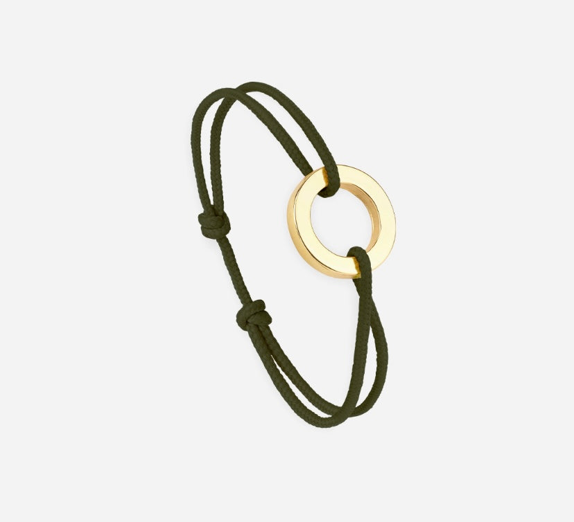 Bracelet cercle plat Fluide