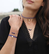 Charger l&#39;image dans la galerie, Bracelet/collier bleu majorelle
