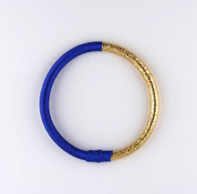 Charger l&#39;image dans la galerie, Jonc marocain Dahabi bleu majorelle
