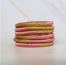 Charger l&#39;image dans la galerie, Jonc marocain Dahabi rose pastel
