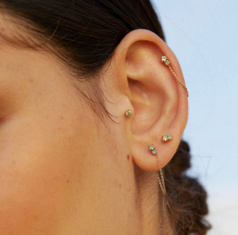 Boucles d'oreilles puces Amants