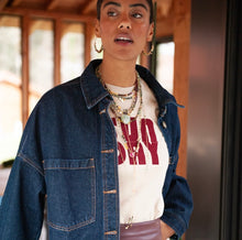 Charger l&#39;image dans la galerie, Créoles grelots crunchs Charlotte
