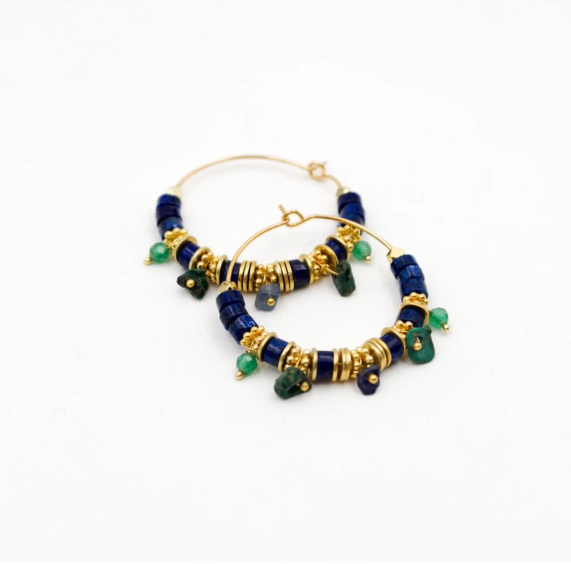 Créoles heishi Coralie