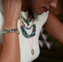 Charger l&#39;image dans la galerie, Collier long heishi et gouttes Margaux
