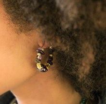 Charger l&#39;image dans la galerie, Créoles heishi crunchs Margaux
