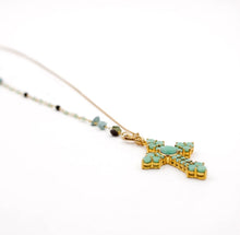 Charger l&#39;image dans la galerie, Collier long croix Alba
