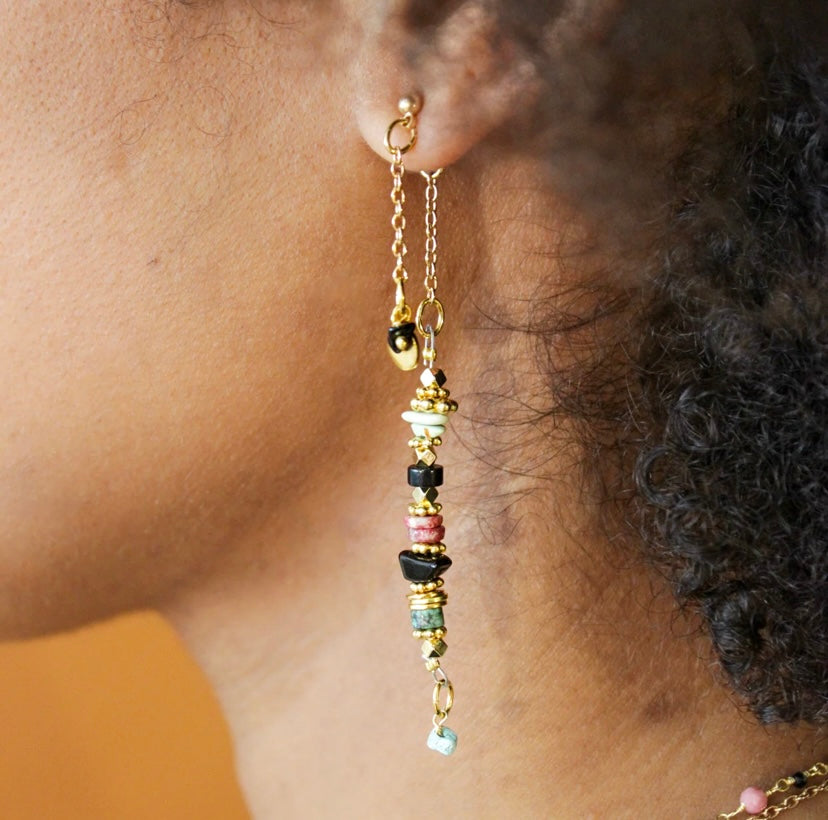 Boucles d'oreilles tiges Elsa