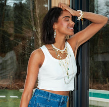 Charger l&#39;image dans la galerie, Sautoir multipierres Eve
