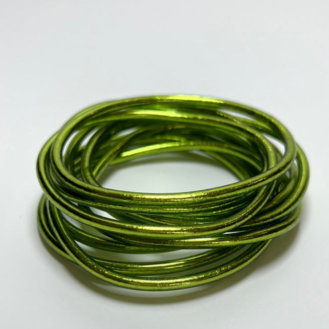 Bracelet bouddhiste lemon green