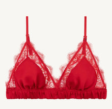 Charger l&#39;image dans la galerie, Bralette Love Lace rouge vif
