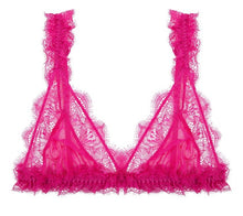 Charger l&#39;image dans la galerie, Bralette Love Lace rose vif
