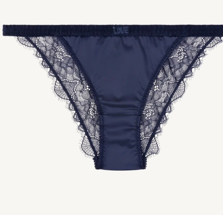 Culotte Wild Rose bleu nuit