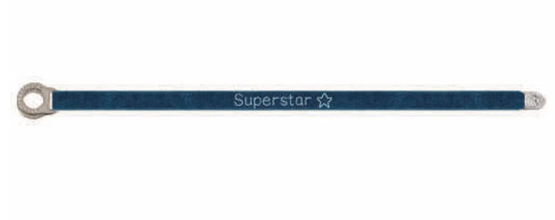 Bracelet en velours cousus « Superstar »