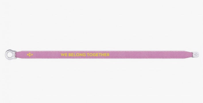 Bracelet en satin « We belong together »